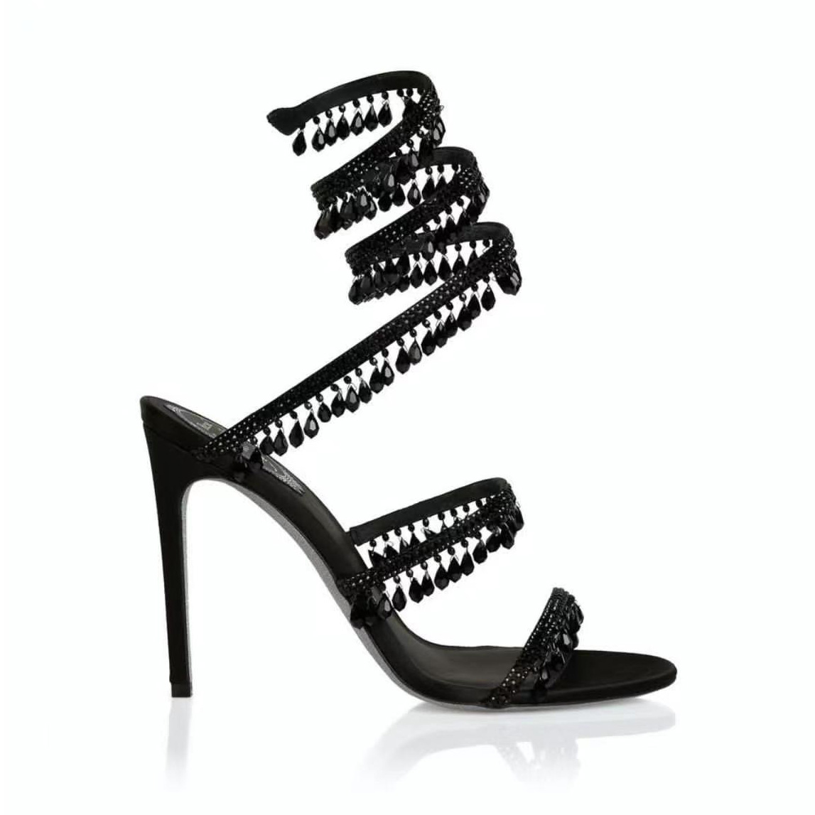 Cleo crystals Luxury Designer Sandals crystal diamond 10cm Rhinestone Silver Twining evening dress women's high heels metal Large Size Factory shoes 43Pink, 4#
Cleo crystals Luxury Designer Sandals crystal diamond 10cm Rhinestone Silver Twining evening dress women's high heels metal Large Size Factory shoes 43Pink, 4#