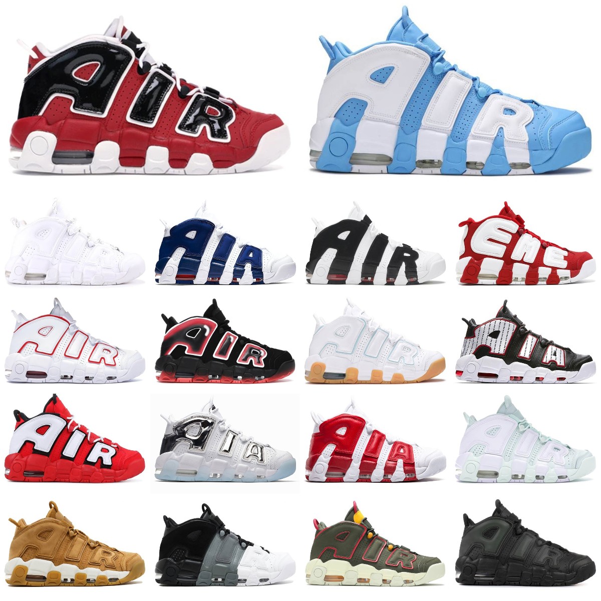 NEW Scottie 96 More Mens Basketball Shoes Uptempos Tri-Color Pippen Total White Sunset Multi-Color Black Bulls Renowned Rhythm Raygun Denim women men Sneakers, Box
NEW Scottie 96 More Mens Basketball Shoes Uptempos Tri-Color Pippen Total White Sunset Multi-Color Black Bulls Renowned Rhythm Raygun Denim women men Sneakers, Box