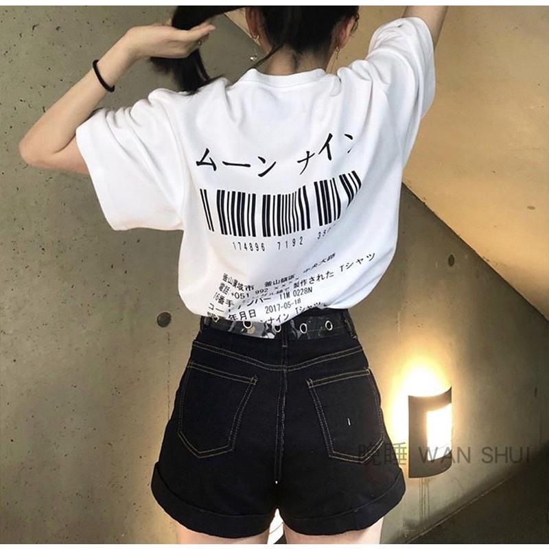 Short T Shirt Women Tshirt Butterfly Short-sleeved T-shirt Students Korean Bf Windclothes Trend Punk Goth Clothes Y2k Top 220321