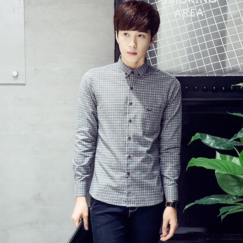 Shirt White Men Plaid 2022 Spring Button-Down Collar Long Sleeve Slim Fit Shirts For Man Brand Clothes 4XL Gray CS23
Shirt White Men Plaid 2022 Spring Button-Down Collar Long Sleeve Slim Fit Shirts For Man Brand Clothes 4XL Gray CS23