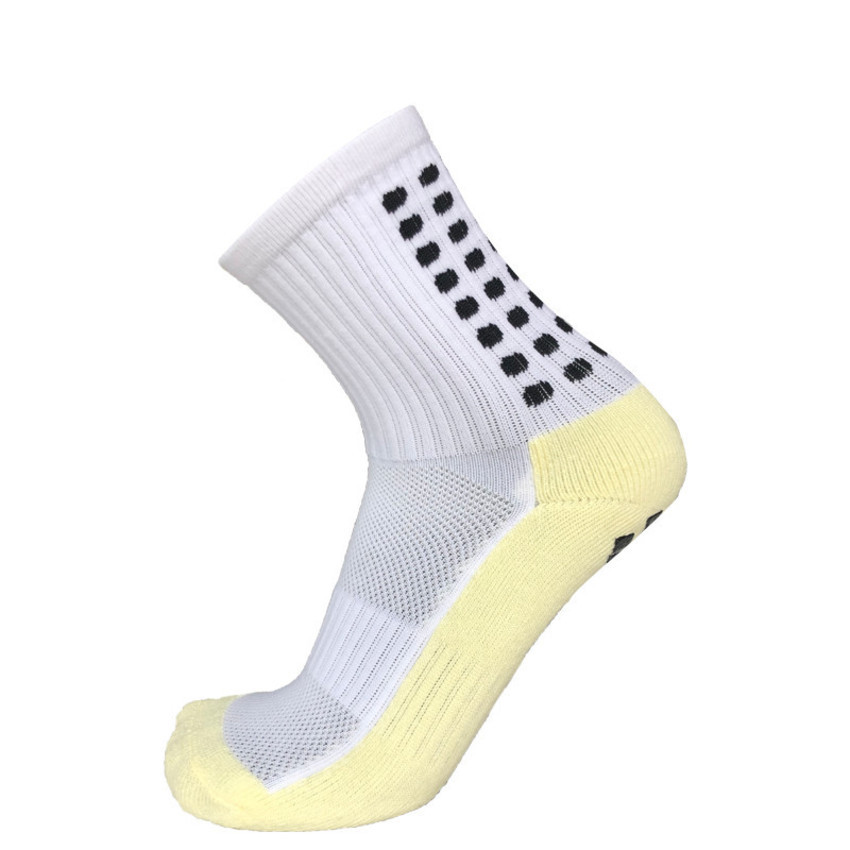 Outdoor Football Socks Anti Slip Soccer Sports Men Womens Sport Socks Square friction Film Thickened Towel Bottom