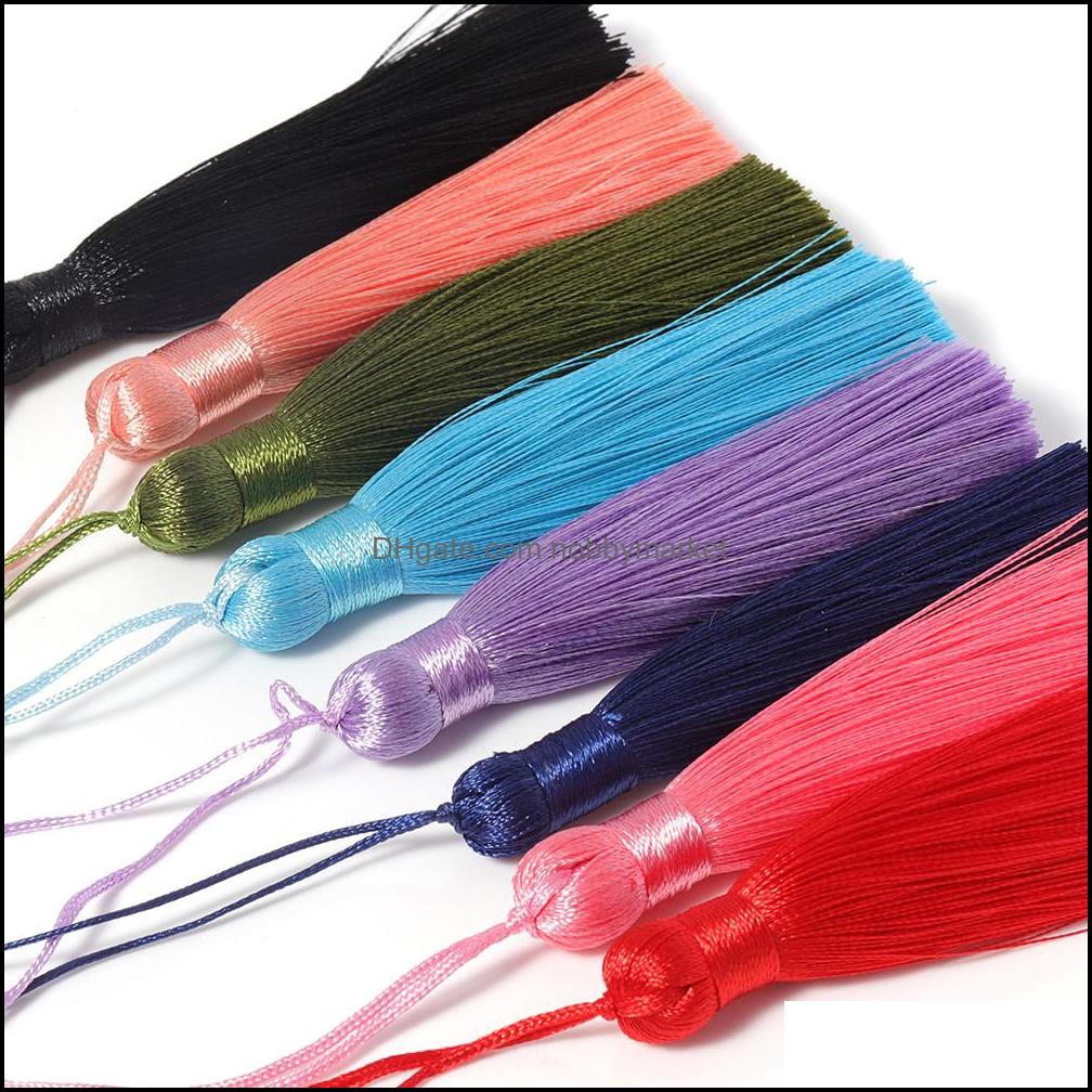 10Pcs 8Cm Tassel Earrings Polyester Silk Brush Pendant Earring Charm Satin Diy Jewelry Making Findings Handmade Craft Drop Delivery 2021 Oth
10Pcs 8Cm Tassel Earrings Polyester Silk Brush Pendant Earring Charm Satin Diy Jewelry Making Findings Handmade Craft Drop Delivery 2021 Oth