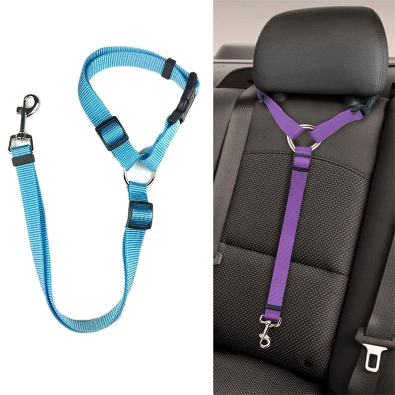 

Nylon Seatbelts Safety Pet Car Seat Belt Adjustable Leash Headrest Restraint Harnes Strap for Vehicle Dog Accessories 220624