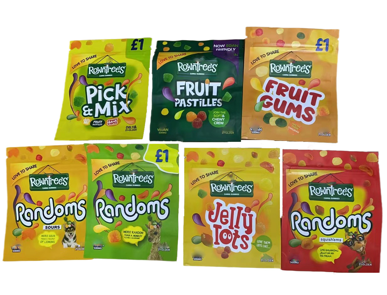 Rownfrees sour gummies edibles mylar packaging bags randoms candy gummies fruit gums pick mix jelly lots squishems stand up zipper smell proof pouch plastic package
Rownfrees sour gummies edibles mylar packaging bags randoms candy gummies fruit gums pick mix jelly lots squishems stand up zipper smell proof pouch plastic package