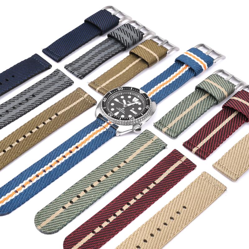 Watch Bands Stripe Woven Nylon Strap Watchband 20mm 22mm Nato Soft Wristband For Samrt Wacth With Quick Release Spring Bar
Watch Bands Stripe Woven Nylon Strap Watchband 20mm 22mm Nato Soft Wristband For Samrt Wacth With Quick Release Spring Bar