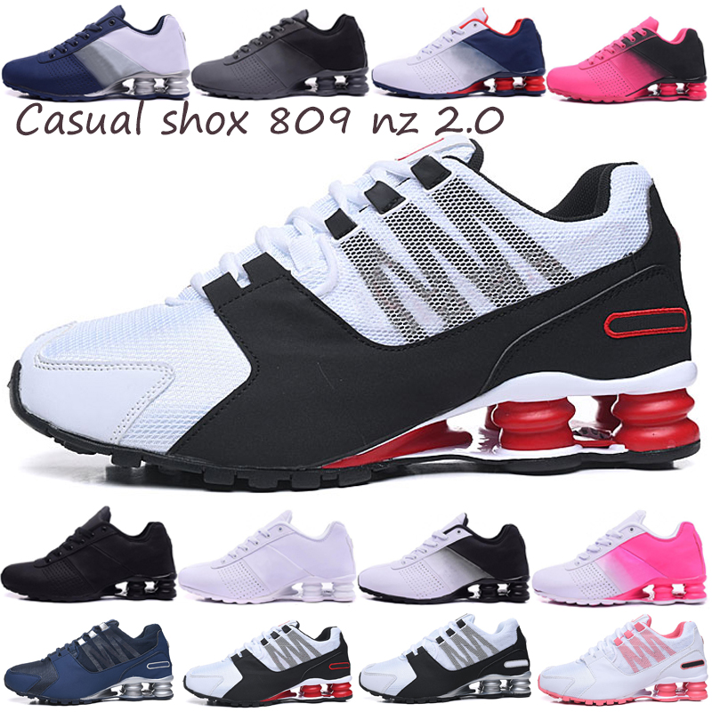 Designer Men Shoxs Running Shoes DELIVER NZ 809 Triple White Pink Black Sneakers Trainers, 809 black golden 40-46
Designer Men Shoxs Running Shoes DELIVER NZ 809 Triple White Pink Black Sneakers Trainers, 809 black golden 40-46