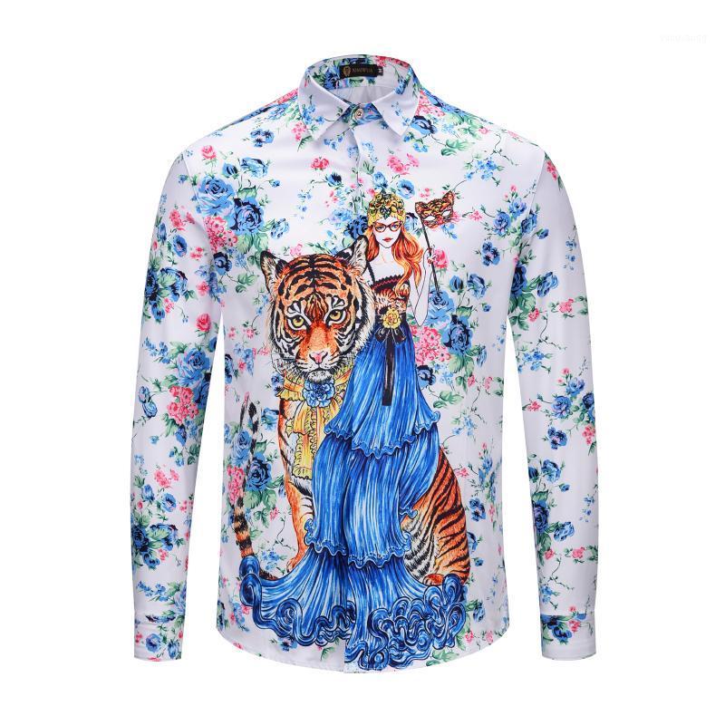 Men's Casual Shirts XIMIWUA 2022 Mens Slim Fit Floral 3d Print High Quality Hawaiian Shirt Camisas Para Hombre Spring, As picture
Men's Casual Shirts XIMIWUA 2022 Mens Slim Fit Floral 3d Print High Quality Hawaiian Shirt Camisas Para Hombre Spring, As picture