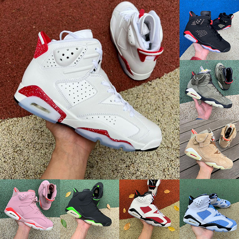Men Basketball Shoes 6 6s Olive Khaki Electric Green UNC Pink Wheat Women Outdoor Sports Sneaker Running Trainers
Men Basketball Shoes 6 6s Olive Khaki Electric Green UNC Pink Wheat Women Outdoor Sports Sneaker Running Trainers