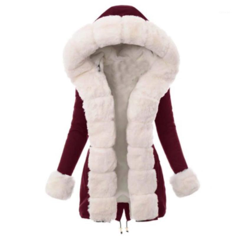 Women's Jackets Womens Winter Coat Blouse Warm Plush Imitation Coats Splicing Long Jacket Hooded Sleeve Overcoat Lightweight, Black
Women's Jackets Womens Winter Coat Blouse Warm Plush Imitation Coats Splicing Long Jacket Hooded Sleeve Overcoat Lightweight, Black