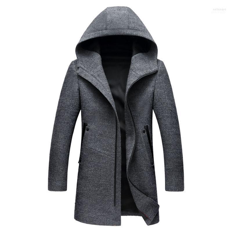 Mens Long Hooded Wool Trench Coat 2022 Winter Casual Woolen Hoodie Coats Slim Fit Zipper Men Windbreaker Pea 3XL Nell22, Gray
Mens Long Hooded Wool Trench Coat 2022 Winter Casual Woolen Hoodie Coats Slim Fit Zipper Men Windbreaker Pea 3XL Nell22, Gray