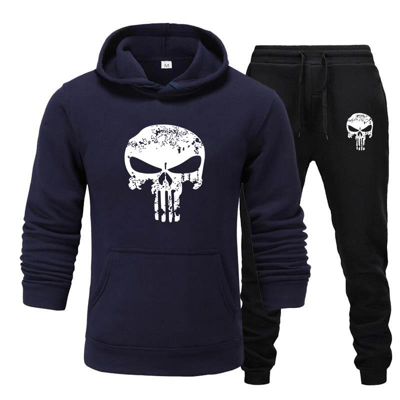 Men' Tracksuits Pieces Sets Tracksuit Hooded Sweatshirt Drawstring Pants Male Sport Hoodies Running Sportswear Men Skull Brand Autumn Winte, 11 
Men' Tracksuits Pieces Sets Tracksuit Hooded Sweatshirt Drawstring Pants Male Sport Hoodies Running Sportswear Men Skull Brand Autumn Winte, 11