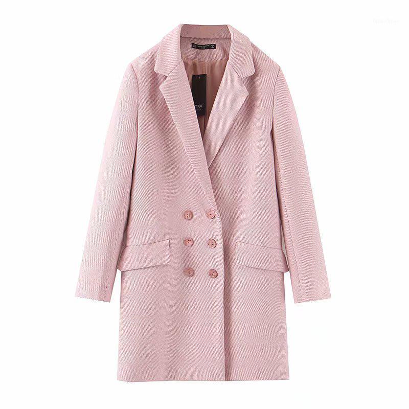 Women's Wool & Blends Women Blend Winter Sleeve Outwear Long Jacket Korean Casual Autumn Elegant Double Breasted Overcoat Woolen Coat, Gray
Women's Wool & Blends Women Blend Winter Sleeve Outwear Long Jacket Korean Casual Autumn Elegant Double Breasted Overcoat Woolen Coat, Gray