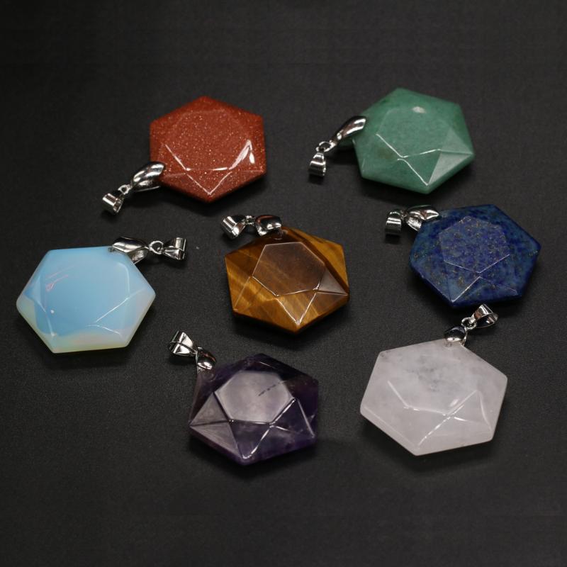 Pendant Necklaces Natural Stone Pendants Reiki Heal Hexagon Lapis Lazuli Amulet For Trendy Jewelry Making DIY Necklace EarringsPendant
Pendant Necklaces Natural Stone Pendants Reiki Heal Hexagon Lapis Lazuli Amulet For Trendy Jewelry Making DIY Necklace EarringsPendant