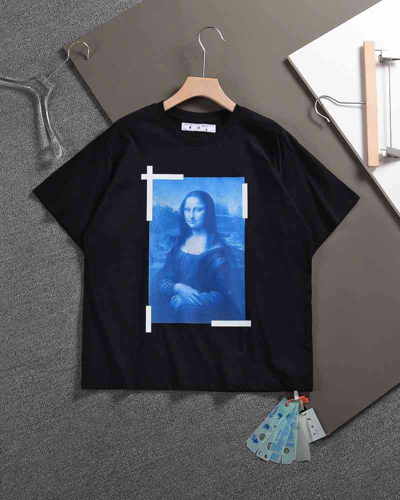 Off Fashion Brand White Couple T-shirt Ow Mona Lisa Round Neck Os Version Short Sleeve Tee Bottomed Shirt
Off Fashion Brand White Couple T-shirt Ow Mona Lisa Round Neck Os Version Short Sleeve Tee Bottomed Shirt
