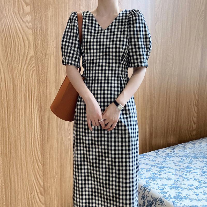Casual Dresses Vintage Women Cotton Plaid Printed Long Dress V Neck Short Sleeve Midi Femme Black And White Robe VestidosCasual
Casual Dresses Vintage Women Cotton Plaid Printed Long Dress V Neck Short Sleeve Midi Femme Black And White Robe VestidosCasual