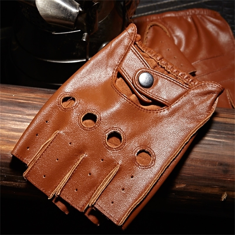 High Quality Man s Half Finger Gloves Breathable Non Slip Fitness Leather Fingerless Black Camel Driving Male NAN7 220812gxgx
High Quality Man s Half Finger Gloves Breathable Non Slip Fitness Leather Fingerless Black Camel Driving Male NAN7 220812gxgx