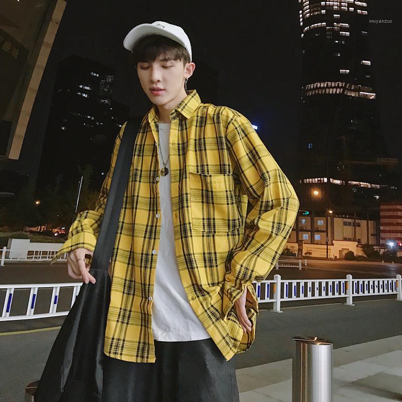 Check Shirt Long Sleeves Ins Korean Spring And Autumn Fashion Blouse Mens Shirts, Black
Check Shirt Long Sleeves Ins Korean Spring And Autumn Fashion Blouse Mens Shirts, Black