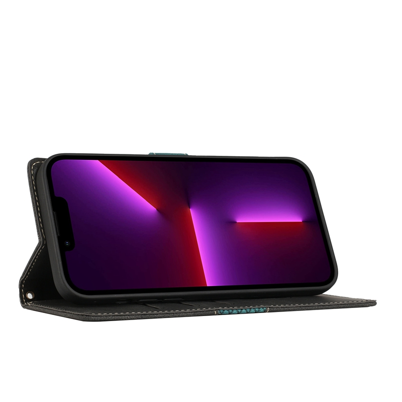 Grid Hybrid Color Leather Wallet Cases For Iphone 17 Air 16 16E 15 14 13 Pro Max 2 11 XR 8 7 6 Plus Credit ID Card Slot Cash Pocket Flip Cover Busines