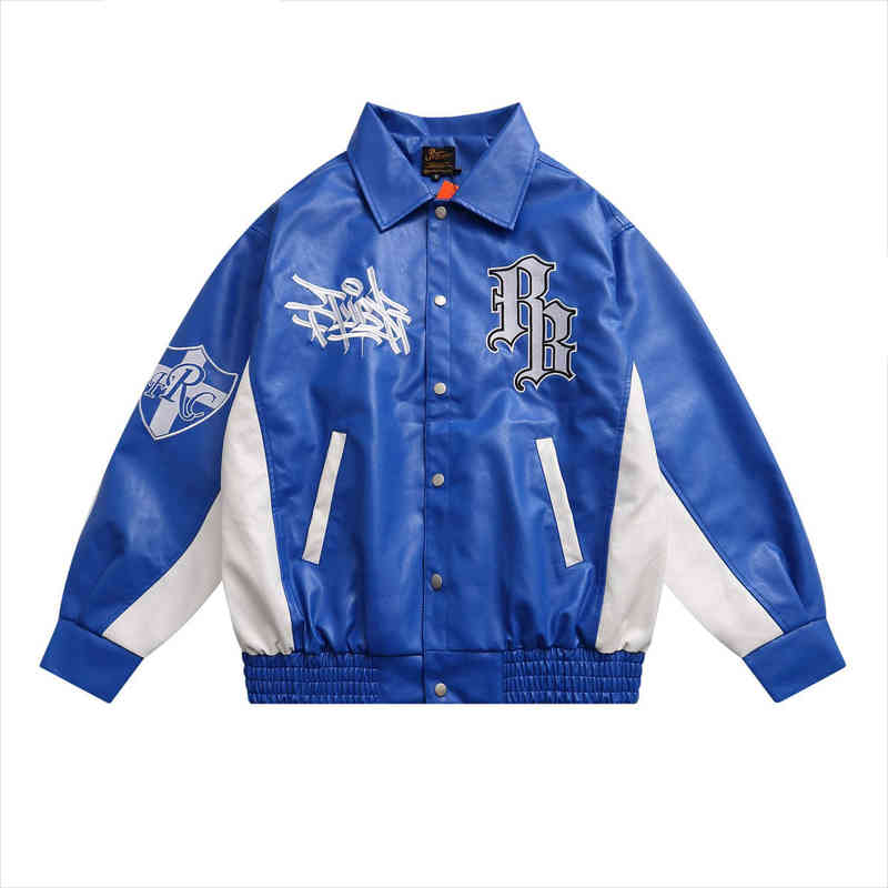 HipHop Mens Bomber Jacket Motorcycle Embroidered PU Leather Jacket 2022 Casual Varsity Jacket Color Matching Baseball Coat T220728, Black
HipHop Mens Bomber Jacket Motorcycle Embroidered PU Leather Jacket 2022 Casual Varsity Jacket Color Matching Baseball Coat T220728, Black