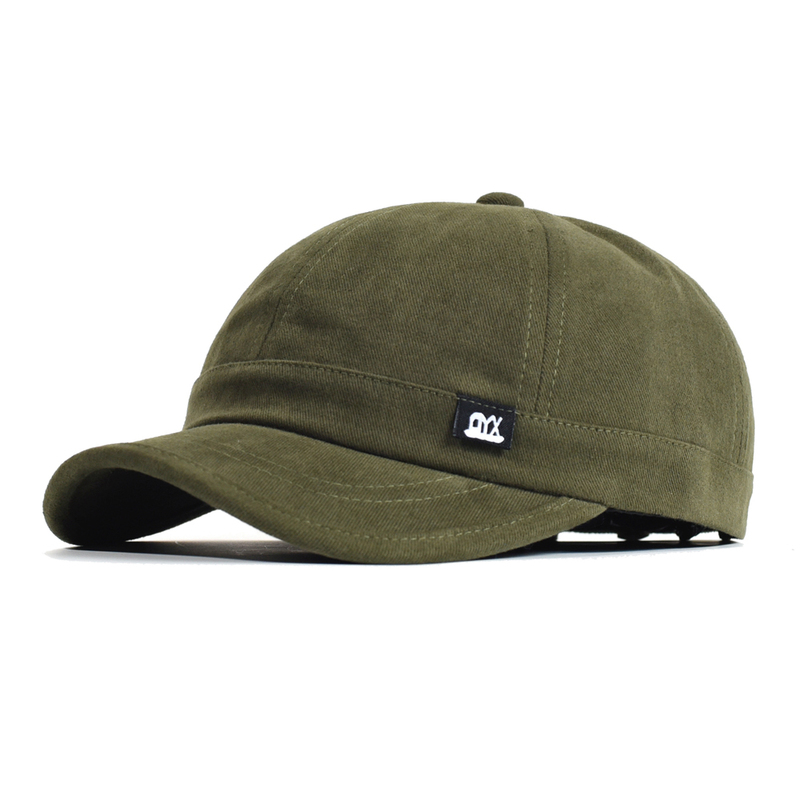 Vintage Short Brim Baseball Cap Cotton Men Women Soft Dad Hat Adjustable Trucker Style Low Profile Caps 220427