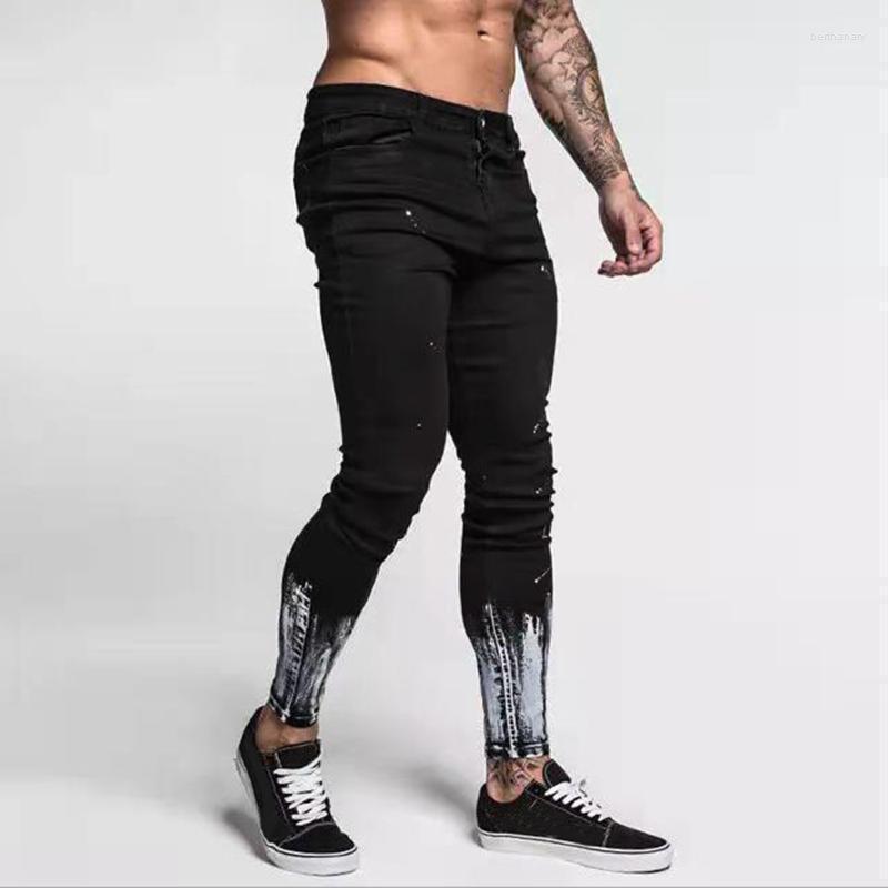 Men's Jeans Big And Tall Male Casual Mid Waist Slim Pant Paint Print Zipper Pocket Full Length Mens Light Weight JeansMen's Men'sMen's Bert2, Black
Men's Jeans Big And Tall Male Casual Mid Waist Slim Pant Paint Print Zipper Pocket Full Length Mens Light Weight JeansMen's Men'sMen's Bert2, Black