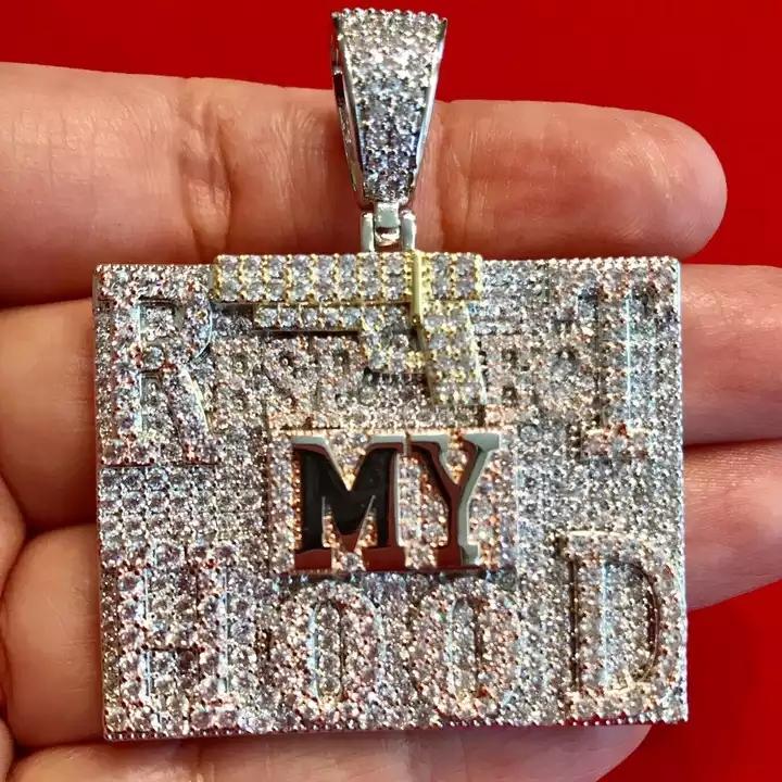Chains Gold Silver Color Hip Hop Square Letters Respect My Hood Pendant Necklace Iced Out Bling Cubic Zirconia Men Boy JewelryChains
Chains Gold Silver Color Hip Hop Square Letters Respect My Hood Pendant Necklace Iced Out Bling Cubic Zirconia Men Boy JewelryChains