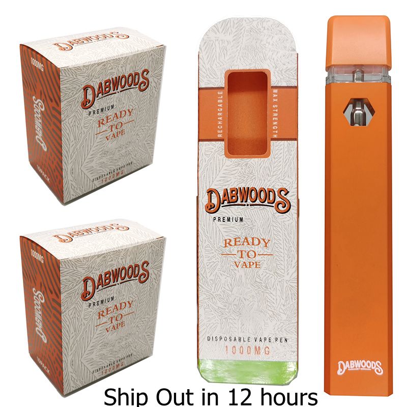 1.0ml Dabwoods Disposable Vape Pen cigarettes 280mah Rechargeable Battery Empty 510 Vaporizer Pens Cartridge Box Packaging Allow Customize
1.0ml Dabwoods Disposable Vape Pen cigarettes 280mah Rechargeable Battery Empty 510 Vaporizer Pens Cartridge Box Packaging Allow Customize