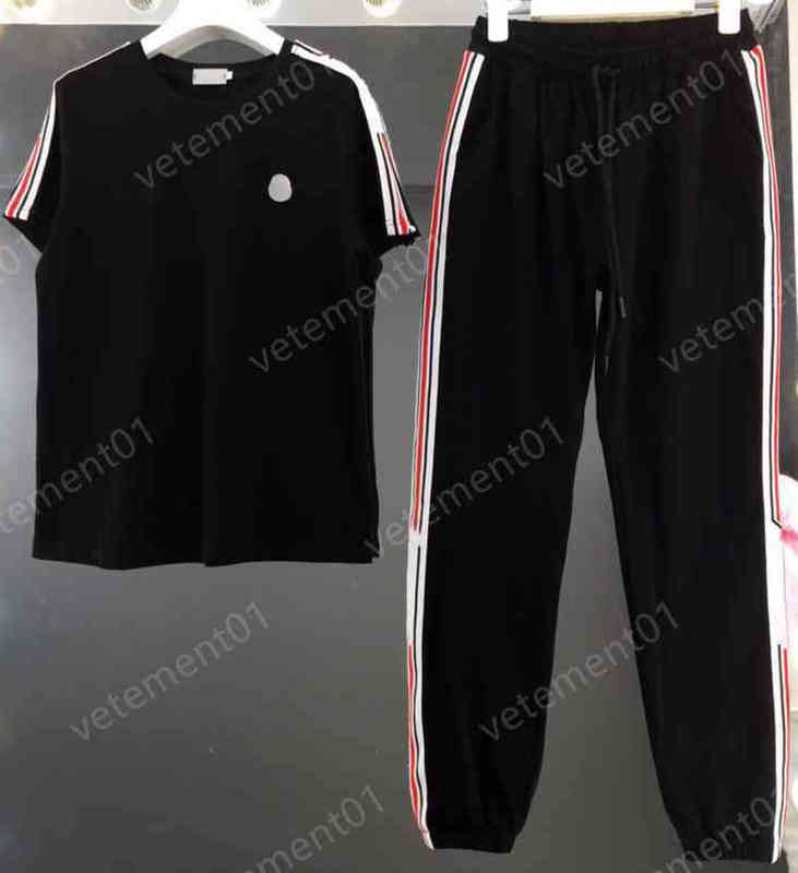 Womens Two Piece Pants Fashion Brand Colorful Striped Web T-Shirt With Track Pants 2 Piece Sets Luxury Designer Tracksuits Women Clothing 0912
Womens Two Piece Pants Fashion Brand Colorful Striped Web T-Shirt With Track Pants 2 Piece Sets Luxury Designer Tracksuits Women Clothing 0912