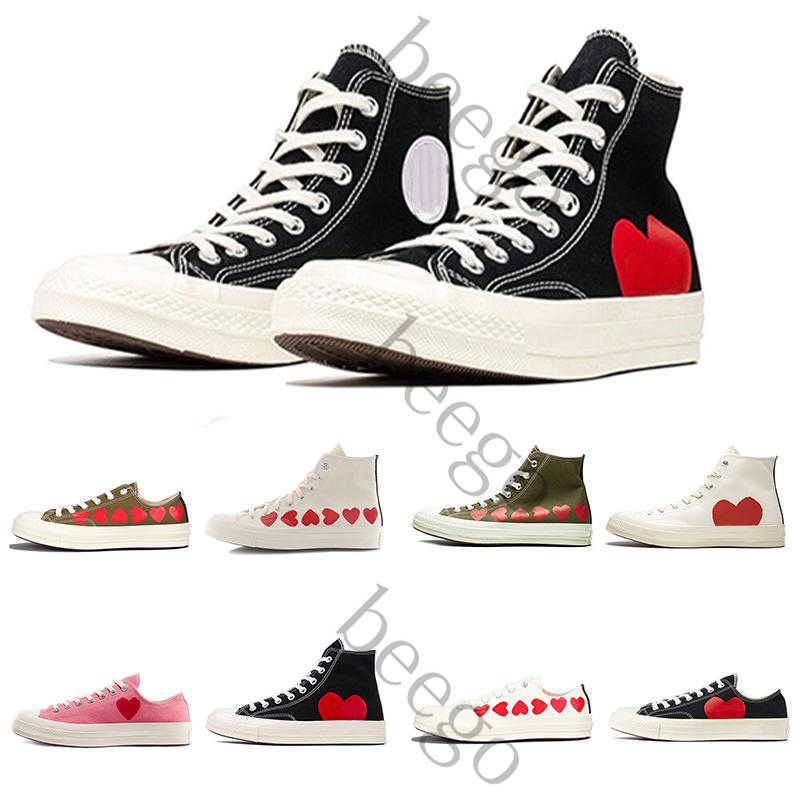 designer classic casual men womens 1970 canvas shoes star Sneaker chuck 70 chucks 1970s Big eyes red heart shape platform Jointly Name