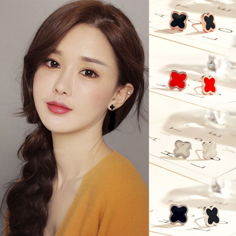 fashion clover designer stud earrings for women vintage charm rose gold copper love ear rings earring earing party jewelry
fashion clover designer stud earrings for women vintage charm rose gold copper love ear rings earring earing party jewelry