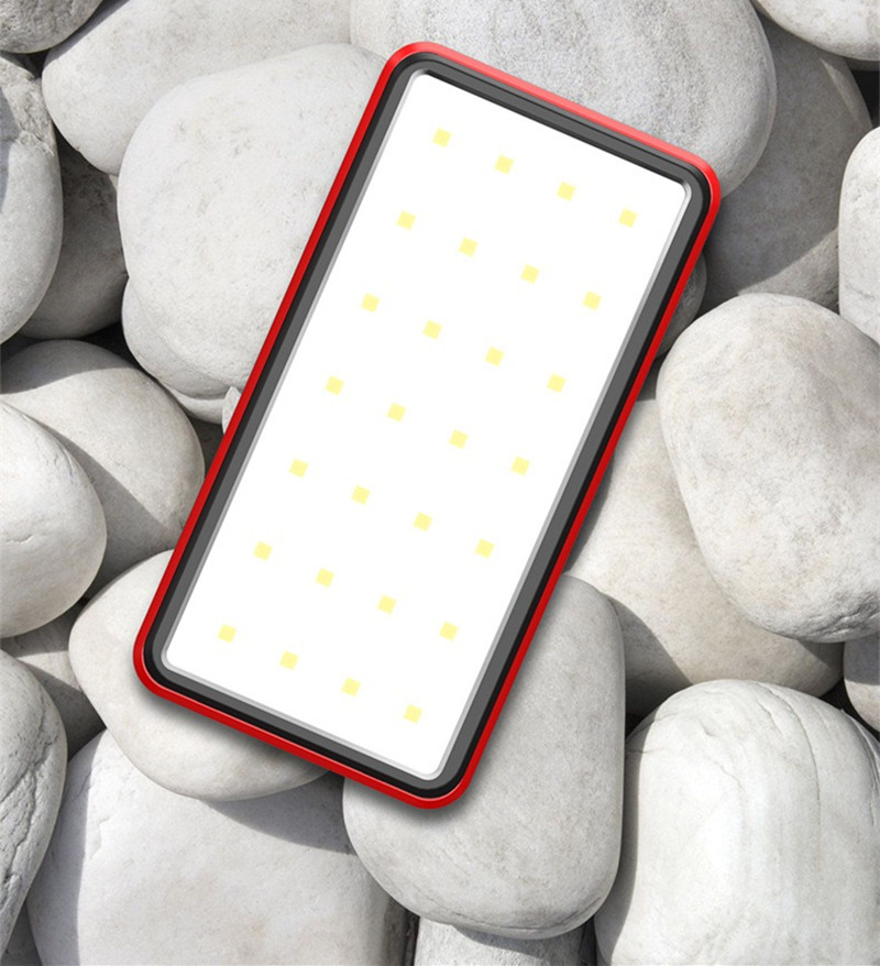 NEW Solar Power Bank 90000mAh Solar Charger 4 USB Ports External Charger Power Bank With LED light9429121