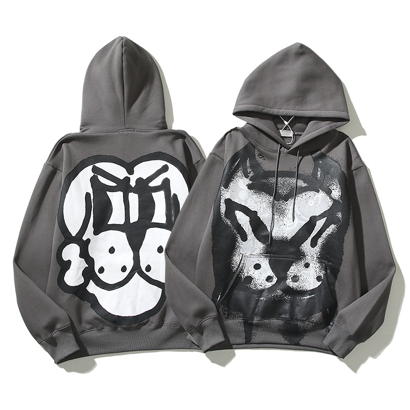 Sweatshirts Cartoon Dog Printed Hoodies Men Women High Quality Pullover Print Hoode Hip Hop Pullovers 22FW, Gray
Sweatshirts Cartoon Dog Printed Hoodies Men Women High Quality Pullover Print Hoode Hip Hop Pullovers 22FW, Gray