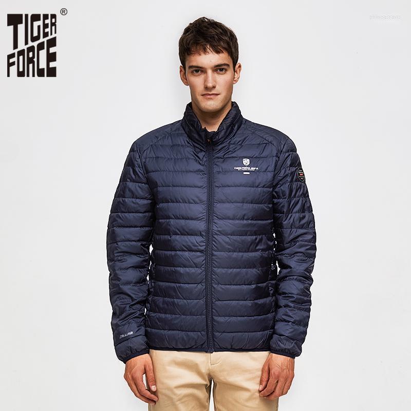 Men's Down & Parkas TIGER FORCE Men Jackets Hidden Hood Outerwear Fashion Padded Cotton Coat Ultralight Casual Puffy Coats Man Parka Mont Er, Navy blue
Men's Down & Parkas TIGER FORCE Men Jackets Hidden Hood Outerwear Fashion Padded Cotton Coat Ultralight Casual Puffy Coats Man Parka Mont Er, Navy blue