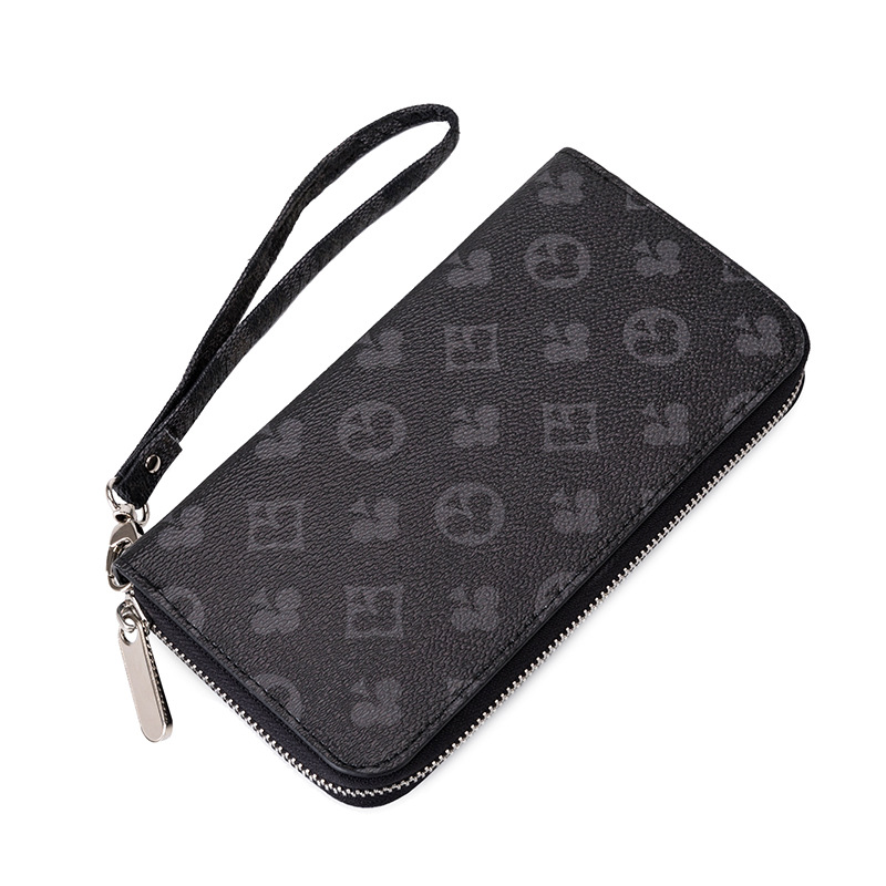 new PU womens wallet fashion Designer wallets large capacity presbyopia handbag female long section wild wallet clutch bag, Black
new PU womens wallet fashion Designer wallets large capacity presbyopia handbag female long section wild wallet clutch bag, Black