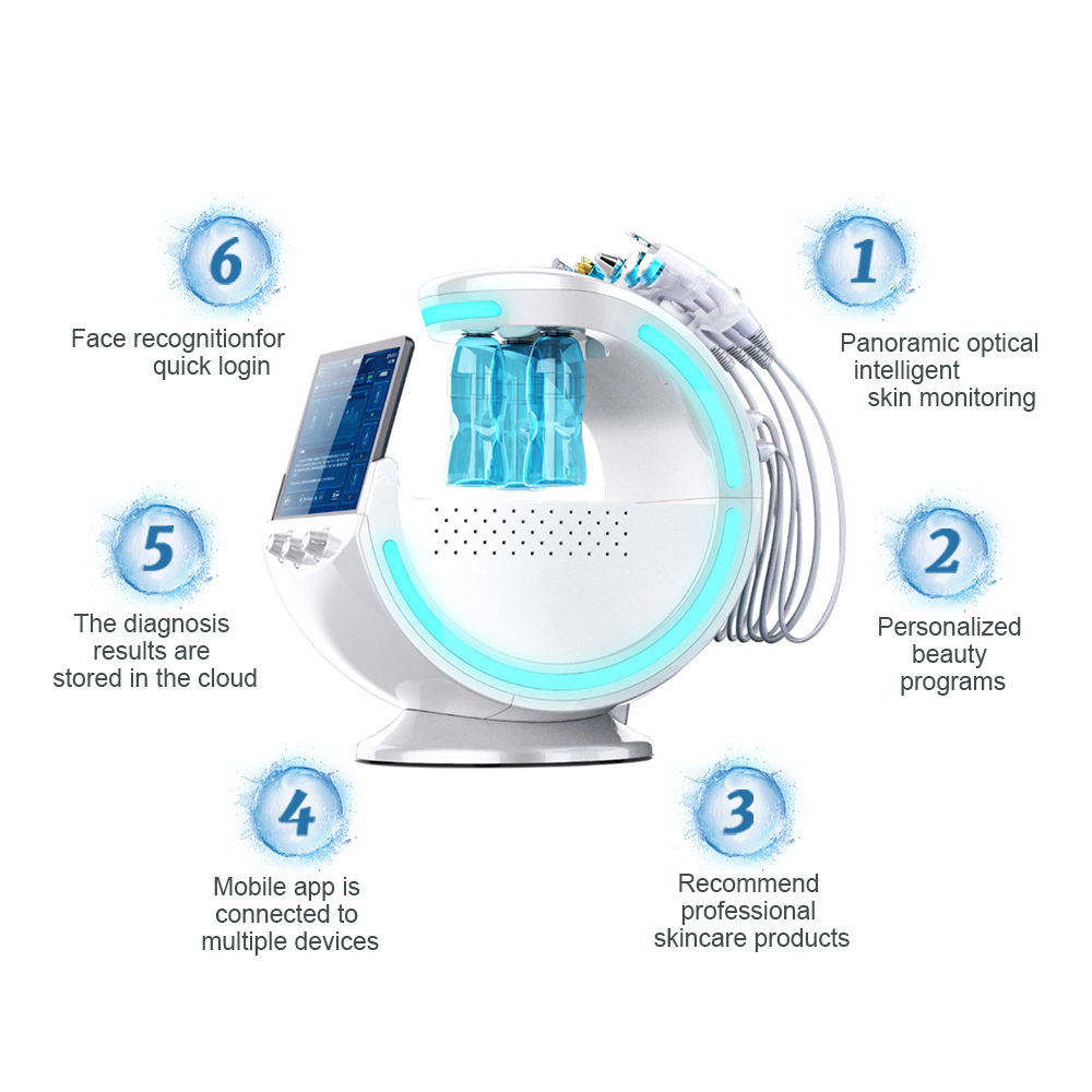 2022 Face Oxygen Therapy Mask Dome Oxygen spray Skin Rejuvenation Facial Machine
