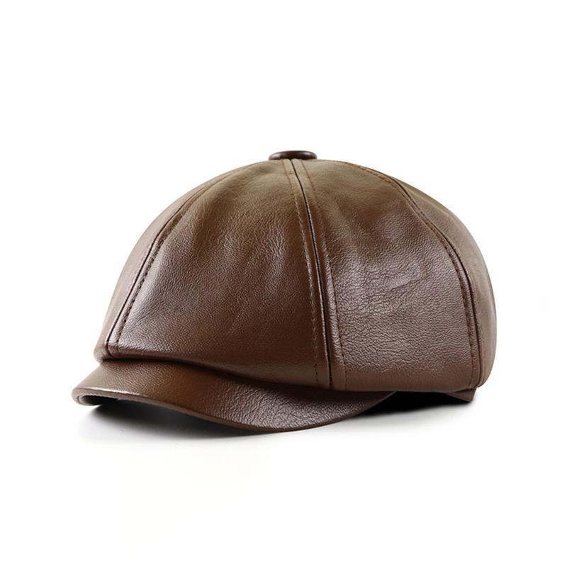 Berets Sboy Caps Men Faux Leather Octagonal Hat Male All-Match Retro Middle-Aged Duckbill Black Detective Hats Painter CapBerets
Berets Sboy Caps Men Faux Leather Octagonal Hat Male All-Match Retro Middle-Aged Duckbill Black Detective Hats Painter CapBerets