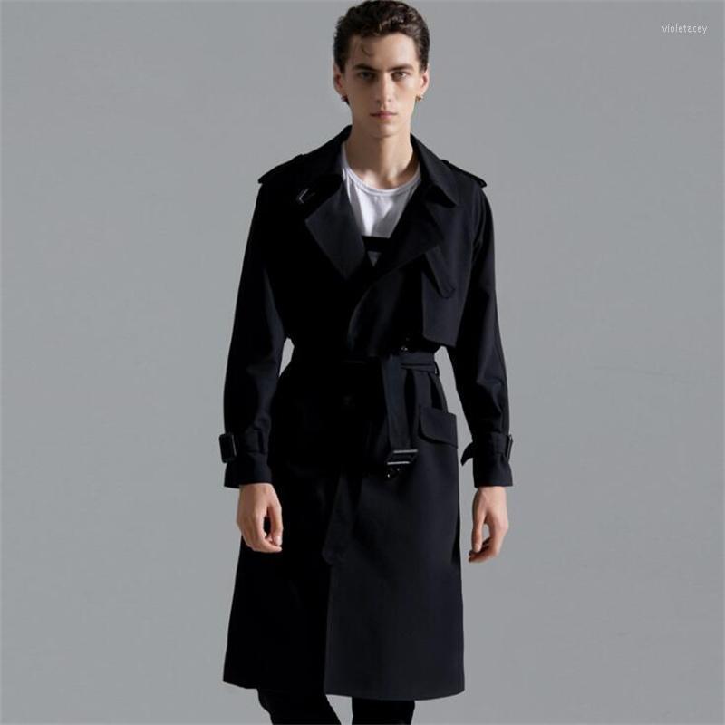 Men' Trench Coats British Loose Men' Over-the-knee Long Windbreaker 2022 Autumn Winter Double-breasted Clothes Handsome JacketMen' Vi, Black
Men' Trench Coats British Loose Men' Over-the-knee Long Windbreaker 2022 Autumn Winter Double-breasted Clothes Handsome JacketMen' Vi, Black
