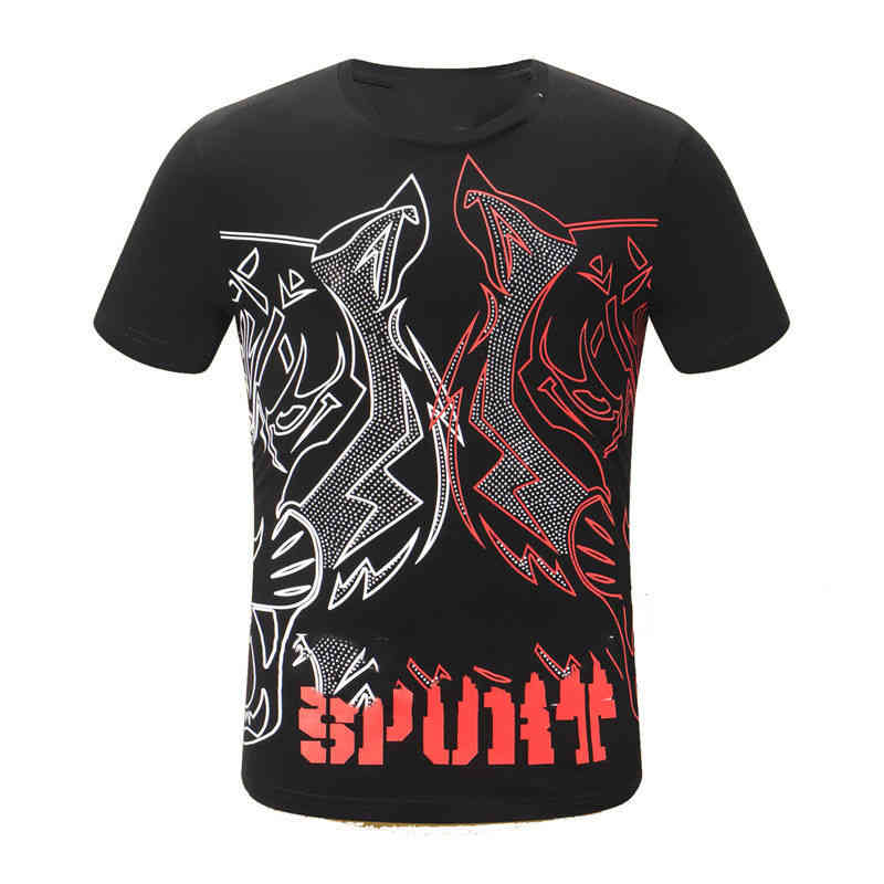2022 new short sve Ger fashion brand PP skull hot drill short sve t-shirt men's round neck slim fit half sve t-shirt, White
2022 new short sve Ger fashion brand PP skull hot drill short sve t-shirt men's round neck slim fit half sve t-shirt, White