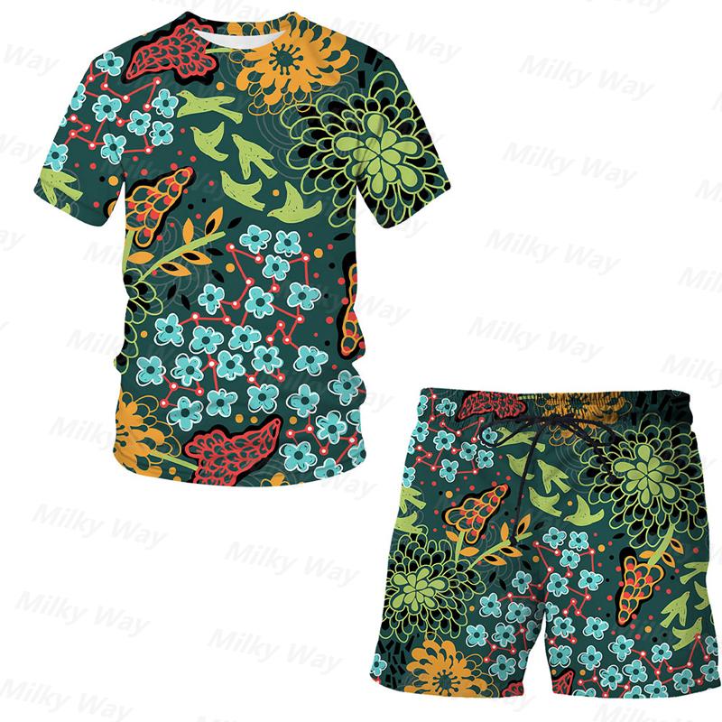 Men's Tracksuits Summer Men's Tracksuit T-Shirt Shorts Set Casual Outfit Outdoor Suit Oversized Streetwear Male Hawaiian Vacation Style, Ts5662
Men's Tracksuits Summer Men's Tracksuit T-Shirt Shorts Set Casual Outfit Outdoor Suit Oversized Streetwear Male Hawaiian Vacation Style, Ts5662