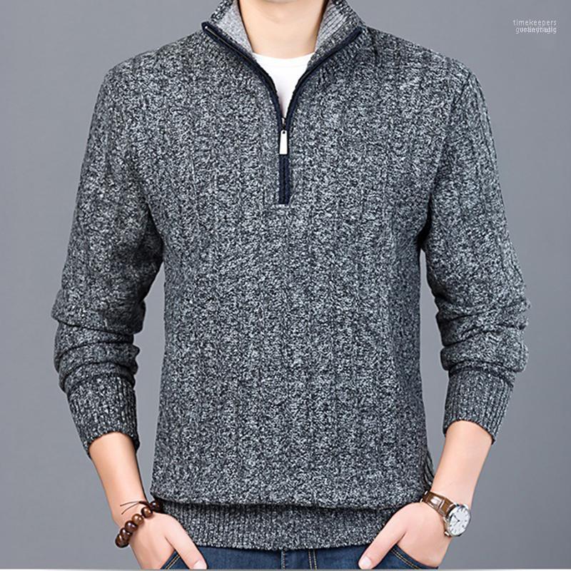 Winter Men's Sweater Casual Pullover Mens Warm Sweaters Man Stand Collar Knitted Pullovers Male Coats Half A112003 Time22, Blue
Winter Men's Sweater Casual Pullover Mens Warm Sweaters Man Stand Collar Knitted Pullovers Male Coats Half A112003 Time22, Blue