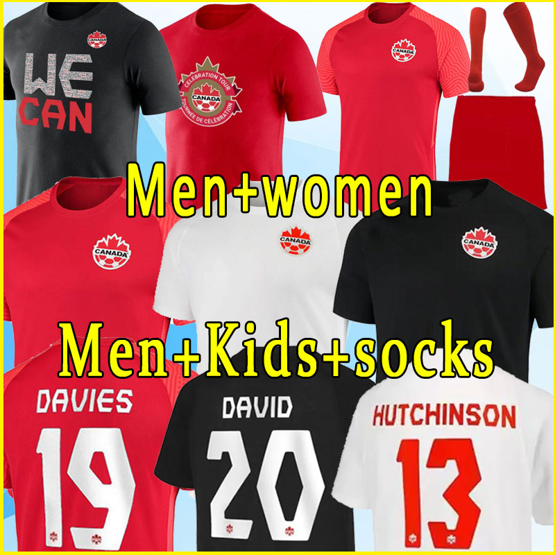 21 22 23 Canada Soccer Jerseys black DAVIES 2022 DAVID national EVSTAQUIO HUTCHINSON CAVALLINI LARYEA MILLAR HOILETT football shirts full set socks women, Home+patch 
21 22 23 Canada Soccer Jerseys black DAVIES 2022 DAVID national EVSTAQUIO HUTCHINSON CAVALLINI LARYEA MILLAR HOILETT football shirts full set socks women, Home+patch