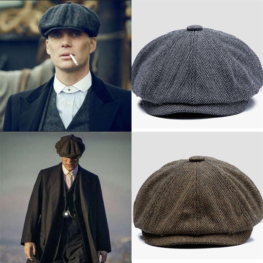 hats Men Vintage Visgraat Gatsby Tweed Peaky Blinders Newspaper sman Lent Plate Pieced Baret293g
hats Men Vintage Visgraat Gatsby Tweed Peaky Blinders Newspaper sman Lent Plate Pieced Baret293g