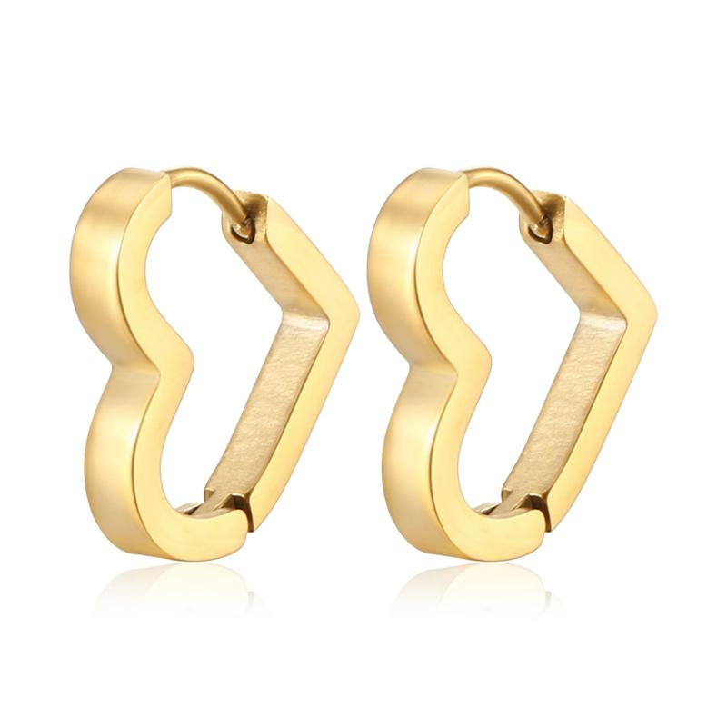 Hoop & Huggie Fashion Kpop Gold Black Silver Color Stainless Steel Geometric Heart Earrings Jewelry For Women
Hoop & Huggie Fashion Kpop Gold Black Silver Color Stainless Steel Geometric Heart Earrings Jewelry For Women