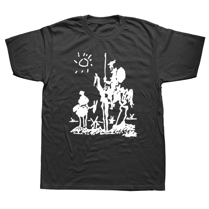 Men's T-Shirts Picasso Art Painting Funny Cotton Tee Shirt Short Sleeve Don Quixote Knight T Shirts Clothes Birthday Present, White
Men's T-Shirts Picasso Art Painting Funny Cotton Tee Shirt Short Sleeve Don Quixote Knight T Shirts Clothes Birthday Present, White