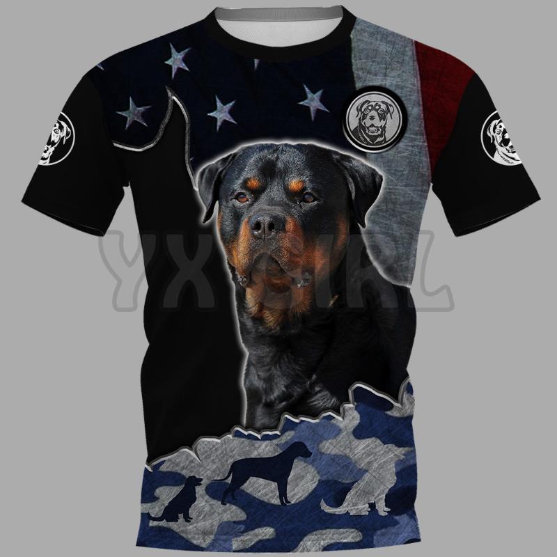 Men's T-Shirts Summer Rottweiler 3D All Over Printed T Shirts Funny Dog Tee Tops UnisexMen's, Style-5 
Men's T-Shirts Summer Rottweiler 3D All Over Printed T Shirts Funny Dog Tee Tops UnisexMen's, Style-5