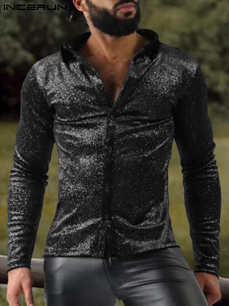 Men' Casual Shirts Fashion Well Fitting Tops INCERUN Men Long Sleeve Stylish Male Comfortable Button Up Punk Clubwear Lapel Blouse -5XLMen, Black
Men' Casual Shirts Fashion Well Fitting Tops INCERUN Men Long Sleeve Stylish Male Comfortable Button Up Punk Clubwear Lapel Blouse -5XLMen, Black