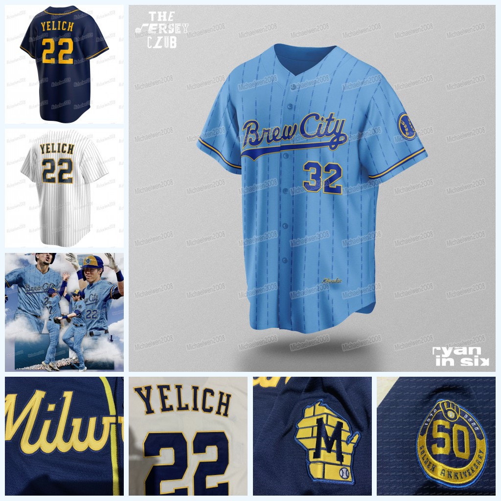 Brewers 22 Christian Yelich 2022 City Connect Jersey McCutchen Willy Adames Rowdy Tellez Kolten Wong Jace Peterson Luis Urias Keston Hiura Tyrone Taylor, Men cool base
Brewers 22 Christian Yelich 2022 City Connect Jersey McCutchen Willy Adames Rowdy Tellez Kolten Wong Jace Peterson Luis Urias Keston Hiura Tyrone Taylor, Men cool base