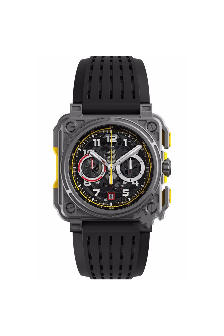 Sports Quartz Calendar Men's ROSS Watch BR Series Watch Full Function Hollow Personality Dial World Time Rubber Band
Sports Quartz Calendar Men's ROSS Watch BR Series Watch Full Function Hollow Personality Dial World Time Rubber Band