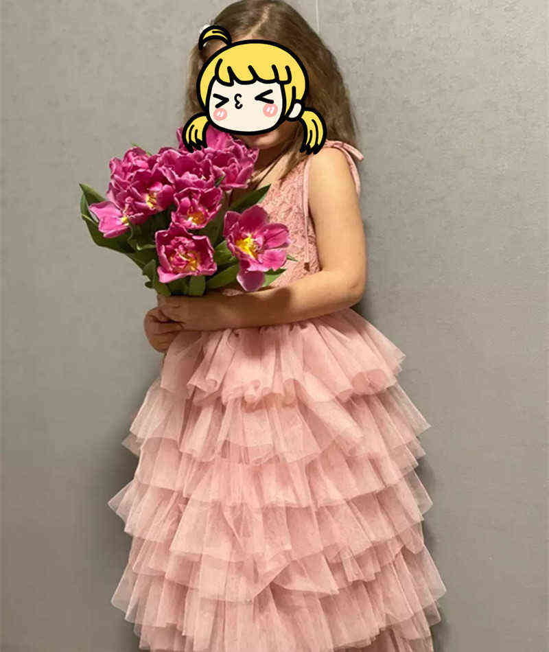 Girls Princess Dress Xmas Party Dresses 3-8 Y Vestido Summer Holiday Beach Clothing New Years Dresses New Brand Bathing Costume Y220510