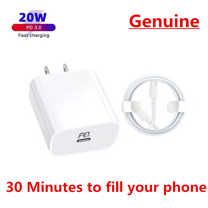 Genuine PD 3.0 Charging 20W quick Fast Power Wall Charger USB Type C Adapter and 1M 2M cable For Iphone 7 8 X 12 13 ipad Charger with retailed box
Genuine PD 3.0 Charging 20W quick Fast Power Wall Charger USB Type C Adapter and 1M 2M cable For Iphone 7 8 X 12 13 ipad Charger with retailed box
